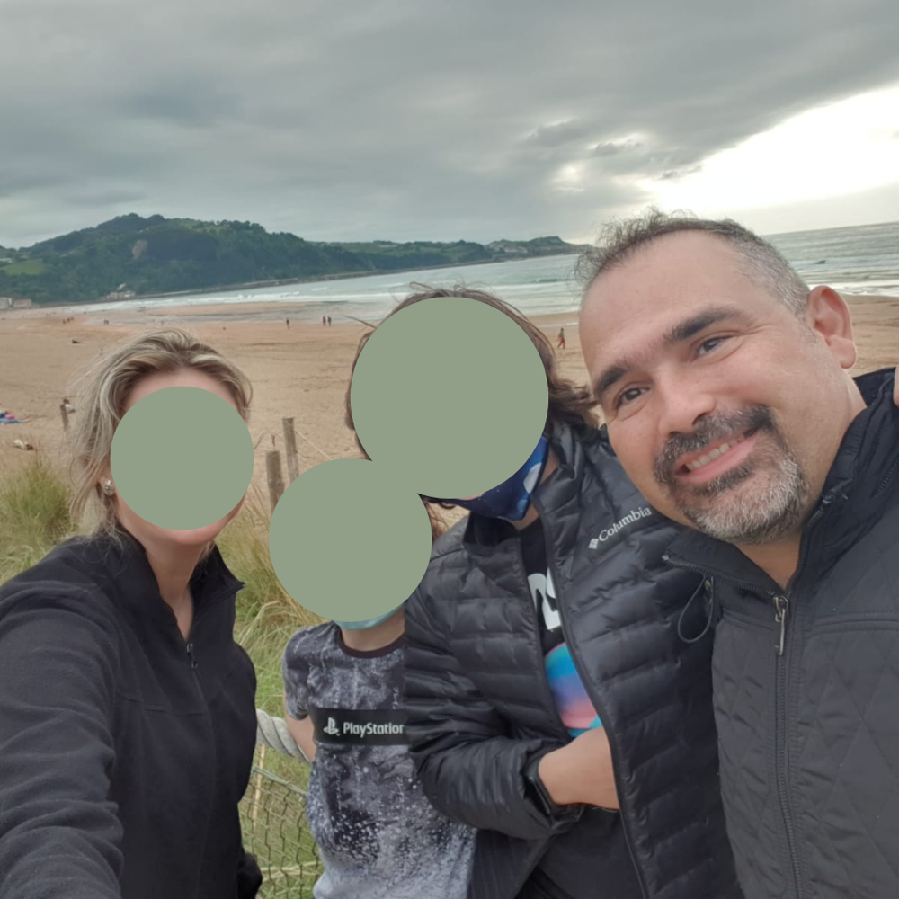 Caso ADF: zona donante antes del procedimiento